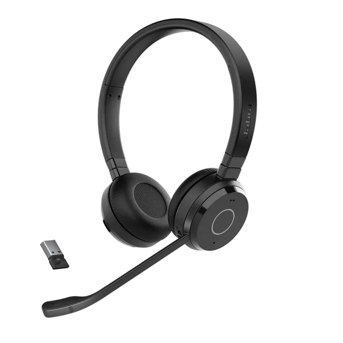 Jabra Evolve 65 TE UC Stereo Wireless Headset | Link 390a | USB-A – 6699-839-409-01